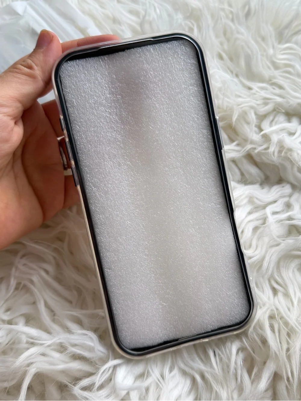 Clear Protective iPhone 17 Pro Max Case with Black Frame